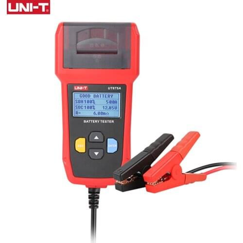 UNI-T Car Battery Tester 12V Electronic Load UT673A UT675A Capacity Tester Charging Circuit Test Automotive Meter 40-2000CCA