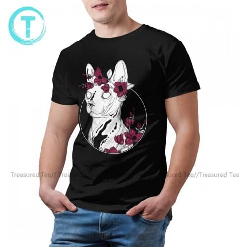 Meow T-Shirt Classic Cute 100 Percent Cotton T Shirt Printed Short Sleeves Tshirt Men 5xl