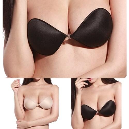 Women Lingerie Sexy Backless Invisible Bras For Women Intimates Strapless Silicone Adhesive Bralette Psh Up Bra белье женское