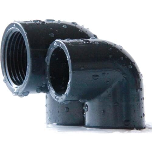 1/3pcs 1/2"-2"PT Elbow PVC Fitting DIN Pipe Connector Aquarium Filter System Joint Fish Tank Water Supply 20mm to 63mm