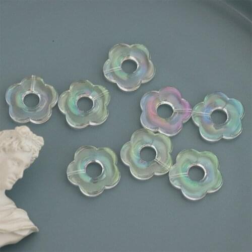 10 PCS 26x27mm Acrylic Flowers For Earrings Accessories DIY Jewelry Findings Wholesale Supply
