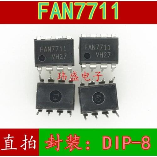 10pcs FAN7711 DIP-8
