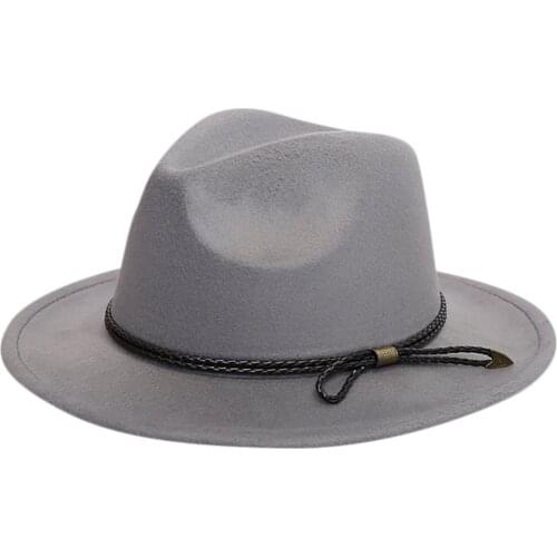 2020 Simple Hat Vintage Retro Bowchild Girl Hats Fedora Wool Felt Crushable Wide Brim Cloche Floppy Sun Parent-child Beach Cap