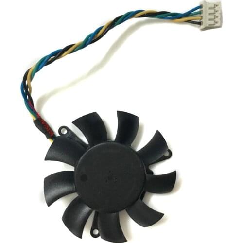 45mm Diameter 0.19A 4pin Computer Video Card VGA Cooler Fan For Leadtek Quadro K620 Graphics Cards Cooling