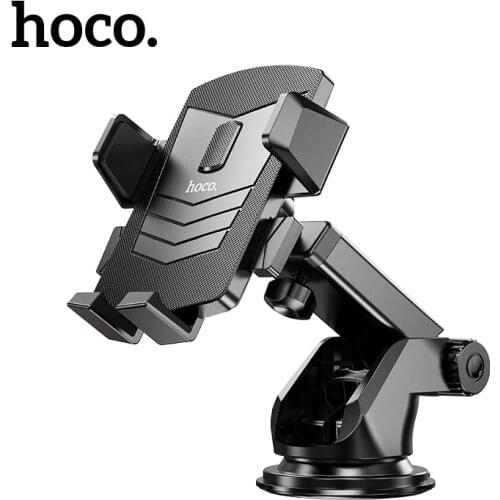 Hoco Car Phone Holder Sucker Mount Stands For iPhone 12 11 Pro Max Center Console Windshield Stand in Car GPS Adjustable Holder