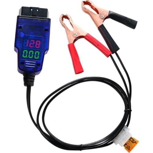 E9LF Automotive OBD2 Emergency Power Supply Cable ECU Memory Saver Battery Replacing Car Diagnostic Cable 16pin