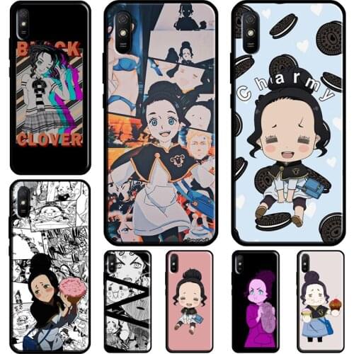 Charmy black clover anime manga Phone Case For Xiaomi Redmi Note 10 Pro 8 9 Pro 8T 9S Cover For Redmi 9T 9 9A K40 9C 7A 8A