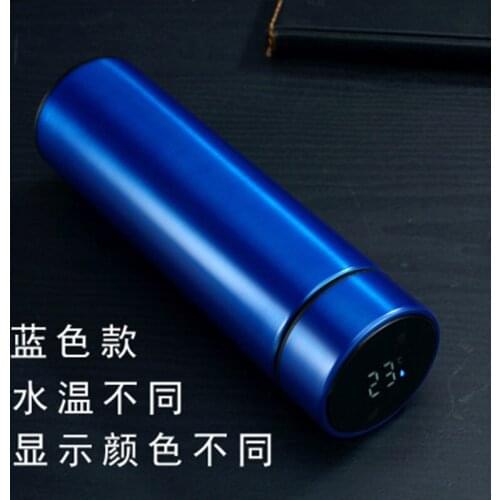Digital display intelligent heat preservation stainless steel temperature measurement with temperature display cup