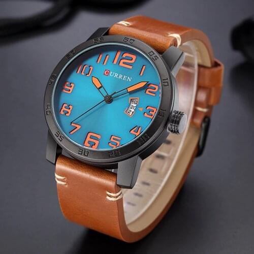 CURREN Luxury brand 2018 The New men Business sports watches military wrist watches fashion casual quartzwatch relogio masculino