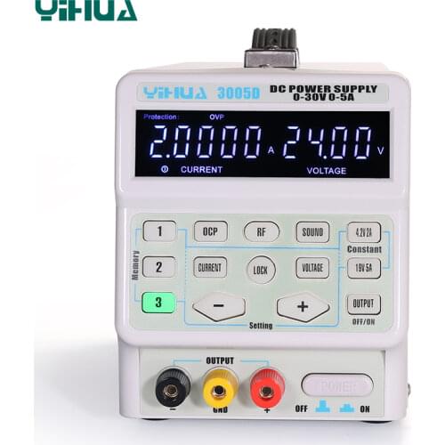 YIHUA 150W 3005D 5A 30V DC Power Supply Adjustable Laboratory Power Supply Digital Program-Controlled Switching Power Supply