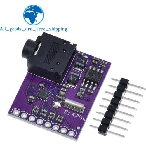 TZT Si4703 RDS FM Radio Tuner Evaluation Breakout Module For Arduino AVR PIC ARM Radio Data Service Filtering Carrier Module
