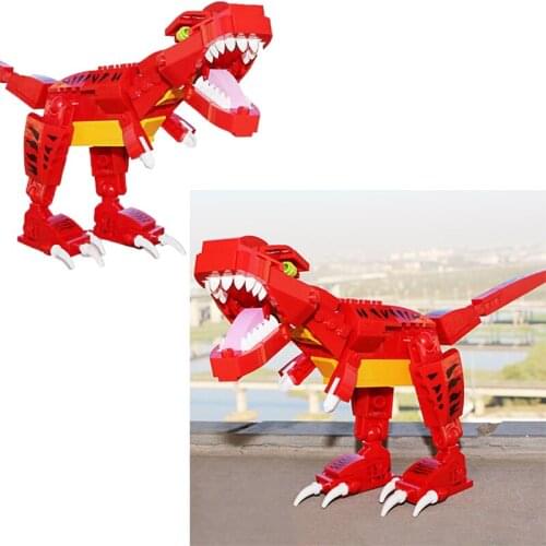 Jurassic Dinosaur Set Building Block Toy Figure Tyrannosaurus Velociraptor Triceratop T-Rex Dino World Park Brick Toy Modle