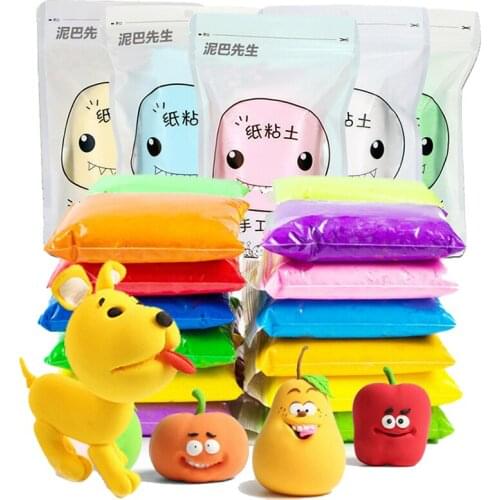 New Monster Paper Clay Air Dry Polymer Plasticine Modelling Clay Soft Paper Clay Plasticine Drawing Slime Polymer Childrens Toy