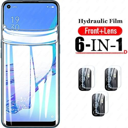 Full Cover Hydrogel Film for OPPO A53s Screen Protector Protective Film Not Glass on For Oppo A53 5g A 53 S Camera Lens Glass