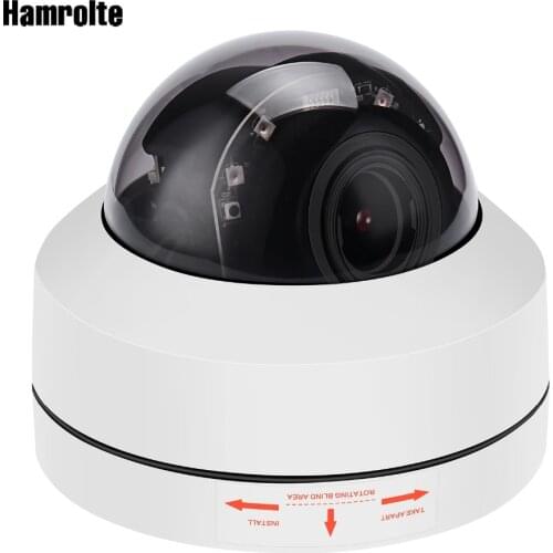 Hamrolte Speed Dome Camera Onvif PTZ IP Camera 5MP/2MP 4xZoom Auto Focus (2.8-12mm) Waterproof Outdoor Camera H.265 Hisee P2P