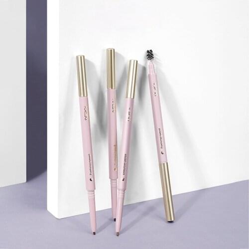 Ultra-thin eyebrow pencil is sweat-proof and not easy to smudge. Makeup-removing eyebrow cream is a thin-core eyebrow pencil