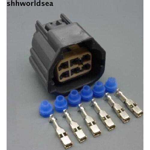 Worldgolden 5/30/100 sets 6P 2.8mm auto electrical waterproof connector 7283-5577-10