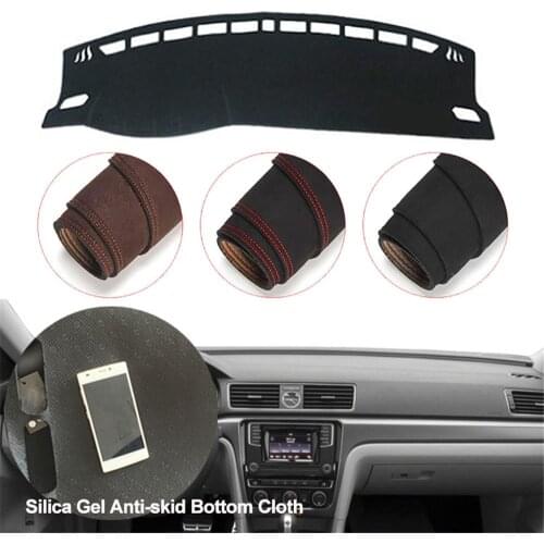 Console Dashboard Suede Mat Protector Sunshield Cover Fit For VolksWagen Passat 2016-2018