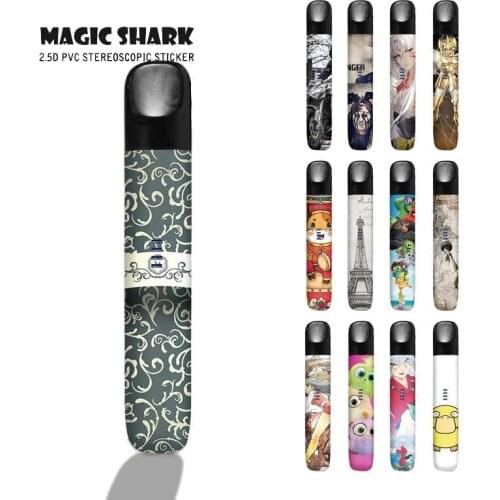 2021 Cow Funny Duck Seiya Inuyasha Tape Cover Sticker Case Film Skin for Relx Essential 5 5th No Fade