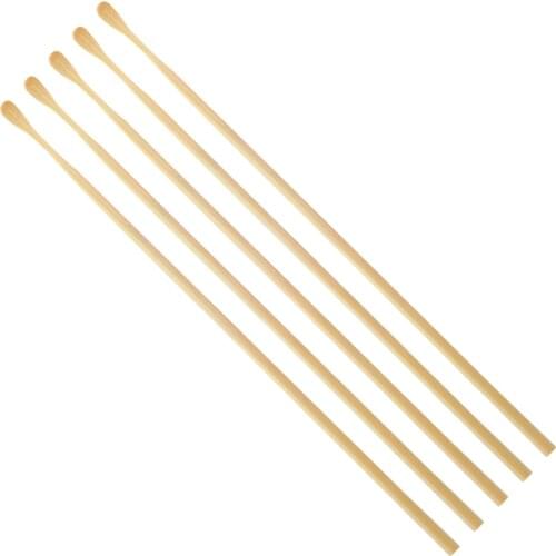 5pcs Wooden Ear Pick Safety Earwax Bamboo Spoon Cleaner Remover Tool Health Care Supplies