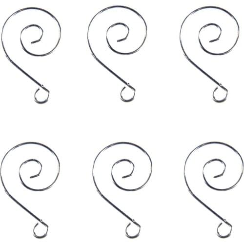 50 pcs/bag 1.7*1 inch Sliver Metal Hook Buckles Bowtie Connectors For Crystal Glass Beads Pins Decorate Accessories