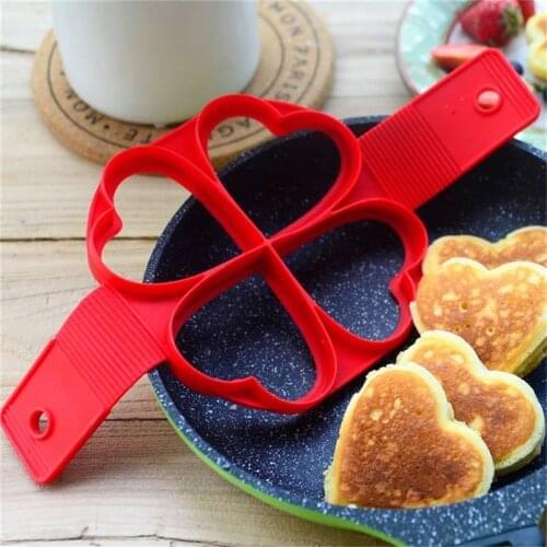 Non-stick Silicone Pancake Maker Cake Molds Egg Fried Tools Egg Rings Mould Pastry Mat Baking Accessories