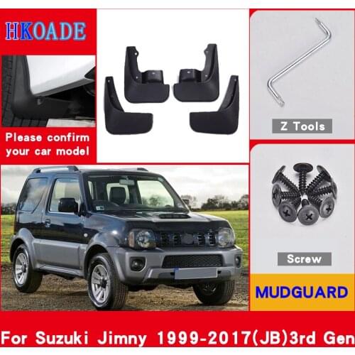 Car Fender Mud Flaps For Suzuki jimny JB 1999-2017 Mudguards Splash Guards Fender Mudflaps Car Fender Accessories Car Fender