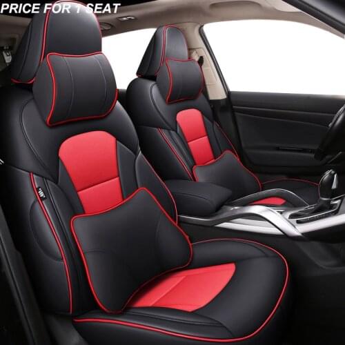 Genuine Leather car seat cover For toyota prius land cruiser 100 200 corolla e150 aygo prado 150 highlander harrier accessories