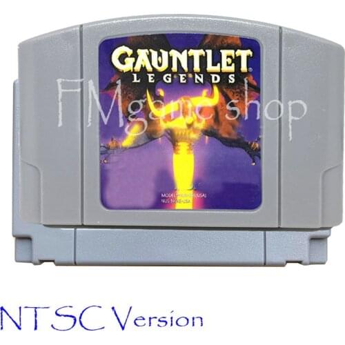 Gauntlet Legends Memory card Game Cartridge for 64 bit USA NTSC Version Video Game Console Card vita Mortal