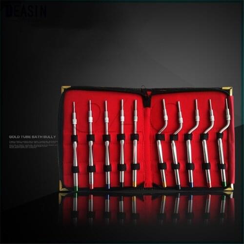 2018 Deasin 10PCS/SET Import from America Maxillary sinus lifting device internal lifting tool implant bone extruder Curved
