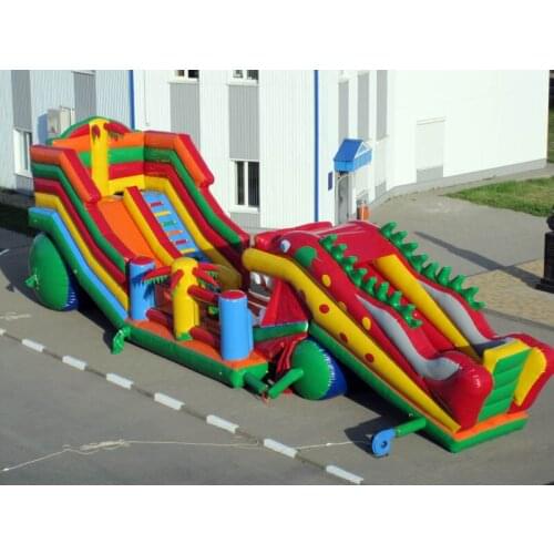 China Guangzhou) inflatable slides, inflatable castles, Inflatable pool slideTOB-13