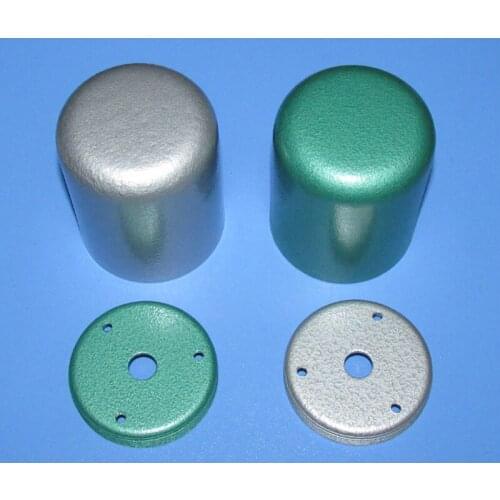 Round paint iron cover for transformer shielding, about 56mm in diameter and 68mm in height, suitable for DIY audio