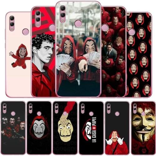 La casa de papel TV For Huawei Mate 9 10 20 30 Pro lite Phone for honor 9 V9 10 20 30 Lite Pro V10 soft Back Cover