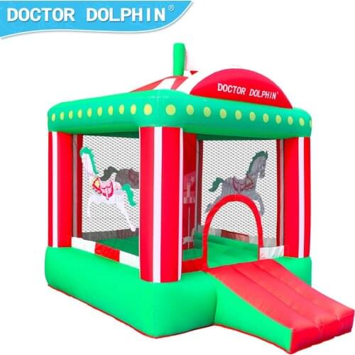 Small Circus Inflatable Bouny Castle Bouncer House Jumping Park for Kids Indoor Backyard Game Funny Party Playground Trampoline