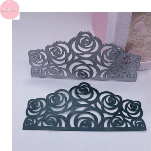 Metal Cutting Dies Cut Die Mold Rose Template Invitation Card Making Dies Cut Scrapbook Paper Craft Knife Mould Stencil Stamping