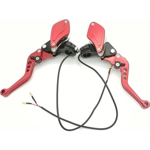 Motorcycle modified parts leaf-shaped hand brake brake clutch hydraulic brake upper pump