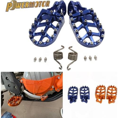 Motorcycle CNC Foot Pegs Pedals Foot Rests For SX125 SX250 SX-F 250-450 EXC EXC-F XC XC-F XC-W TC FC RX FX 125-501 2016-2021