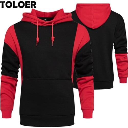 Mens Patchwork Hoodies Sweatshirts Streetwear 2021 Autumn Mens Hip Hop Casual Hooded Pullover Hoodie Fleece Warm Harajuku Tops