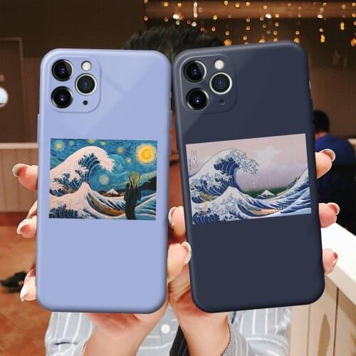 Sunflowers Wave Soft Phone Case For iPhone 7 Plus XR XS Max 6 6S 7 8 Plus SE 2020 Back Cover For iPhone 12 11 Pro Max mini Funda