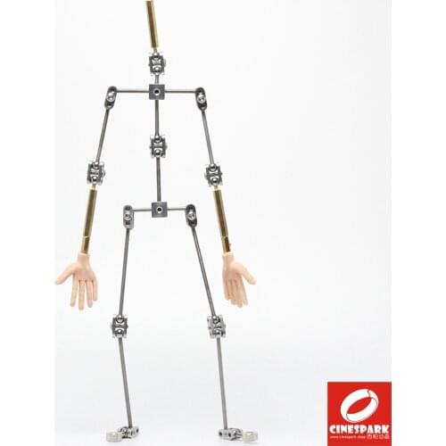 DIY Not-Ready-Made Animation Studio Armature Kit for Stop Motion Puppet with Silicone Hands