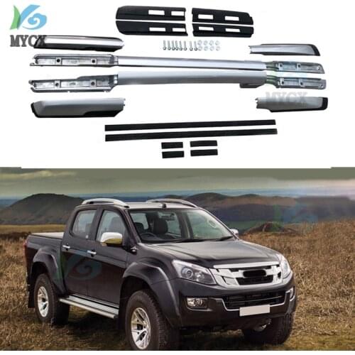 New arrival For Isuzu D-Max roof rack bar luggage roof rail 2015-2020, screws fixing, thicken aluminum alloy, ISO9001 quality