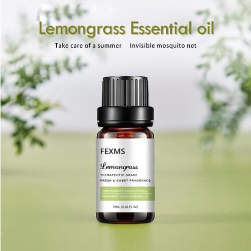 Organic Lemongrass Essential Oil - 100% Pure Natural Undiluted, for Aromatherapy Diffuser | Non-GMO Verified