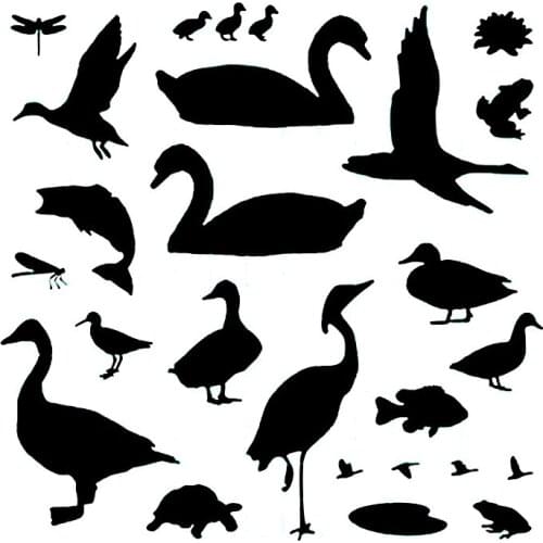 Animals Wetlands Scene Silhouettes Clear Stamps For DIY Scrapbooking Paper Cards Transparent Stempels Silicone New 2020 Seal