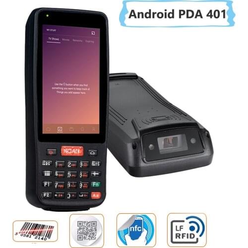 MSENCH 4G Handheld PDA Android UHF/HF/LF RFID Reader Touch Screen 2D Barcode Scanner Wireless Wifi Bluetooth GPS QR Code Reader