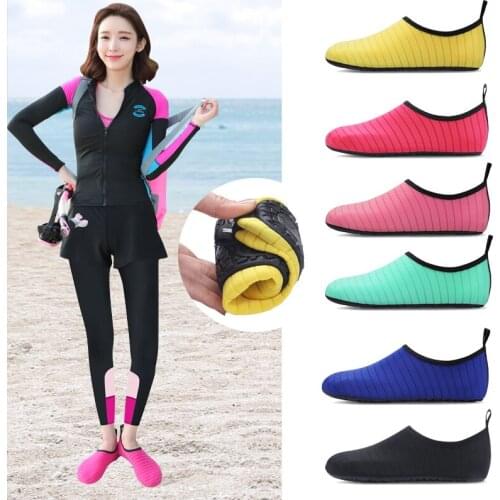 Soft Aqua Shoes Summer Shoes Men Beach Slippers Upstream Shoes Woman Mesh Adult Wading Sandals Diving Socks Tenis Masculino