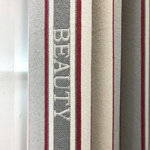 Window Home Decoration Curtain Light luxury wind thickened shading jacquard curtains for living room and bedroom curtains