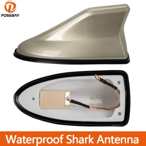 1 Pc Universal Waterproof Car Shark Fin Roof Antenna FM Signal Amplifier for Citroen C4 Renault Nissan Opel Ford Toyota Kia VW