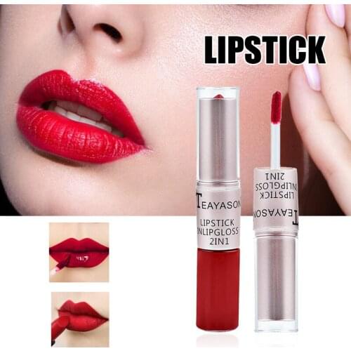 High Quality Matte Lipgloss Moisturizing Long-lasting No Fade Non-stick Lip Glaze Lips Makeup