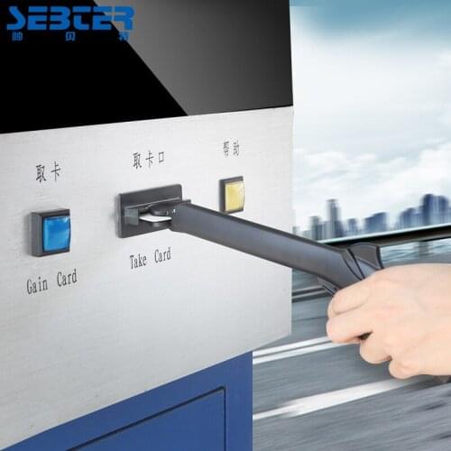 SEBTER high-speed card pickup truck with card pickup device parking lot, card pickup device car supplies parking sign