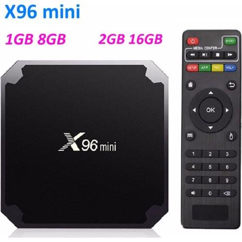 X96 mini 50pcs 2G+16G or 1G 8G Amlogic S905W 2.4G 17.6 Media Player Android 9.0 Android 7.1 Tv box